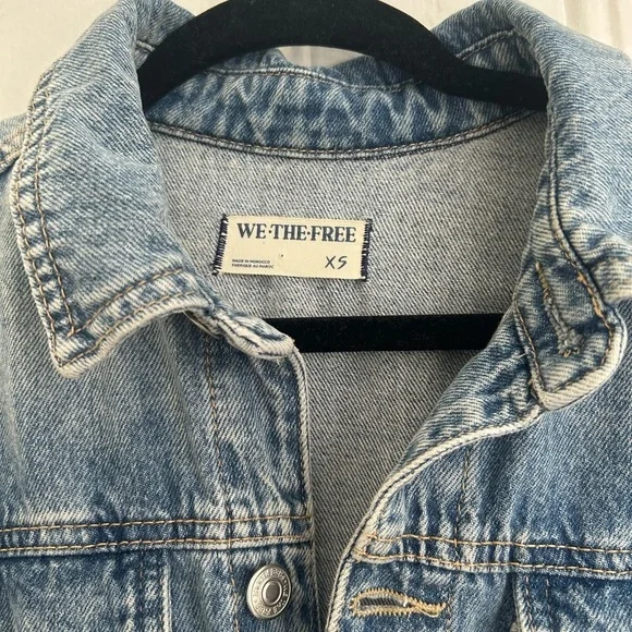 Free People Marci Denim Romper - Picture 4 of 6